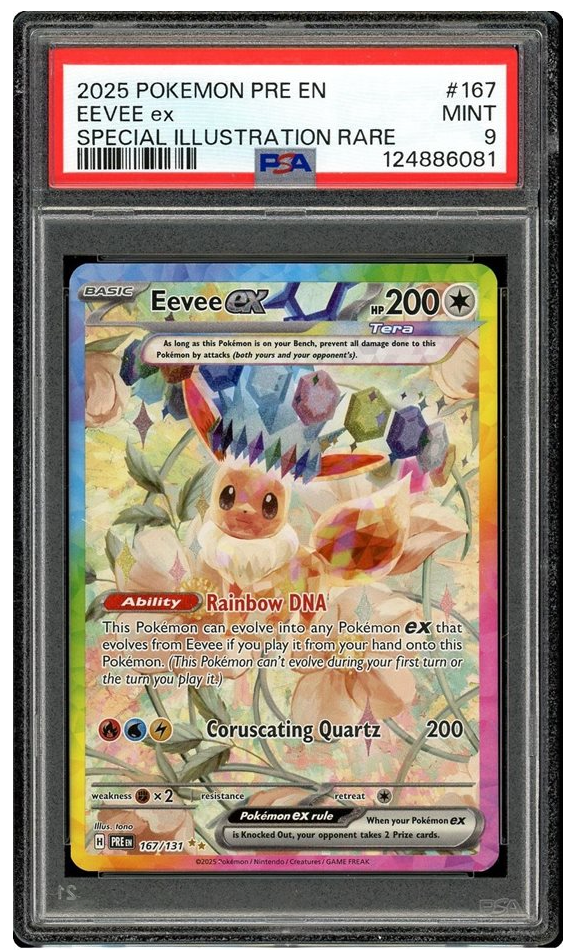 PSA 9 - Eevee ex 167/131