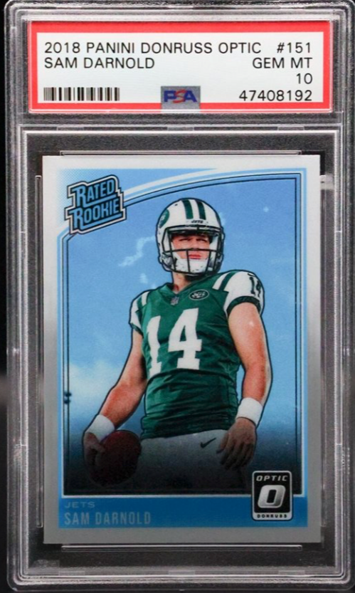 2018 PANINI DONRUSS OPTIC SAM DARNOLD #151 PSA 10