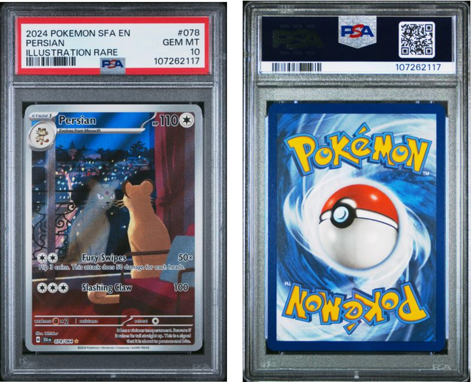 2024 POKEMON SFA EN-SHROUDED FABLE #078 PERSIAN ILLUSTRATION RARE