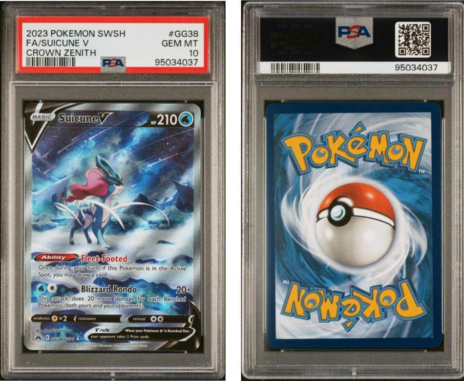 Pokemon Sequential Set PSA 10  Crown Zenith Legendary Dogs