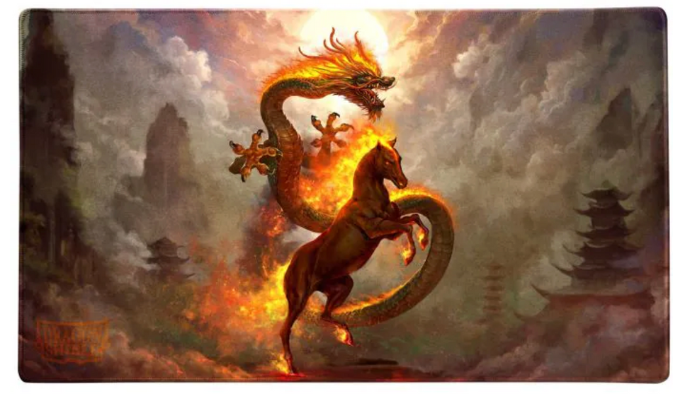 Dragon Shield Playmat/Tube Fire Horse