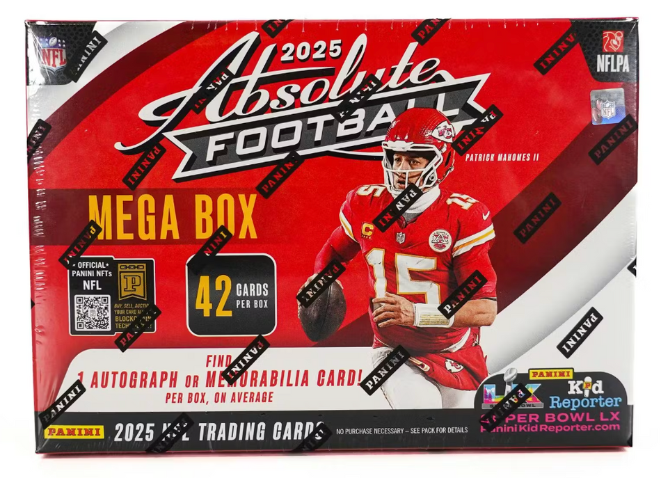 2025 Panini Fottball Absolute hobby mega box