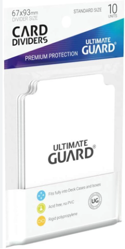 UG Card Dividers (White)