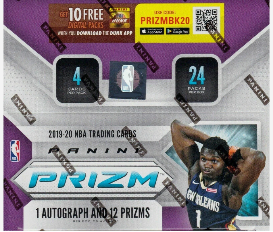2019-20 PANINI PRIZM NBA BASKETBALL SEALED BOX