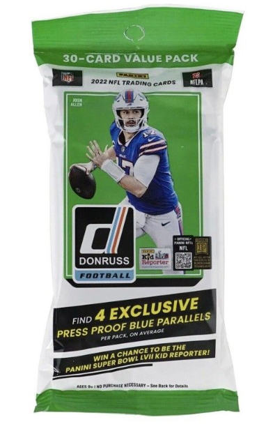 2022 Panini Donruss Football 30 Card Fat Pack