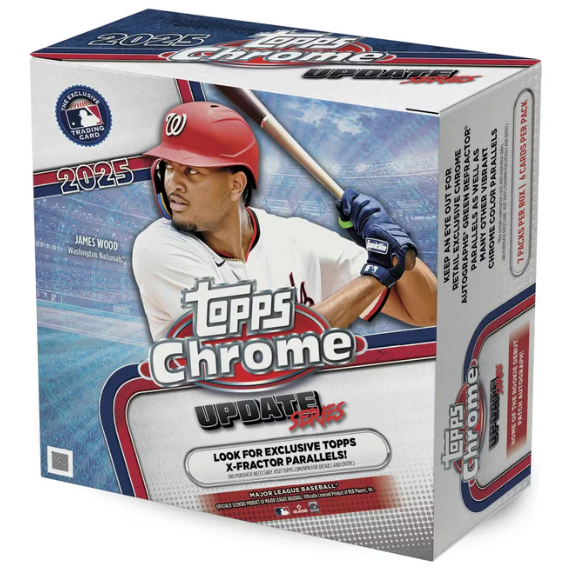 2025 Topps Chrome Update Series Baseball Mega Box
