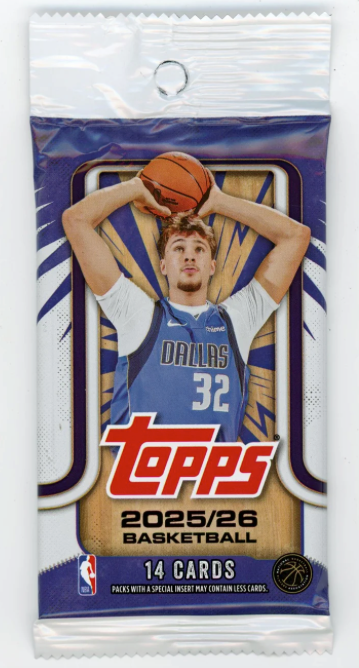 2025/26 Topps NBA Basketball Pack (14 Cards)