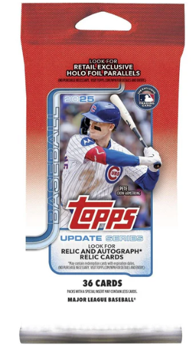 2025 Topps Update Series Baseball Jumbo Value Fat Pack