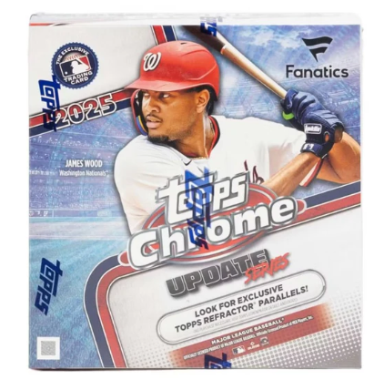 2025 Topps Chrome Update Series Baseball Mega Box FANATICS EXCLUSIVE