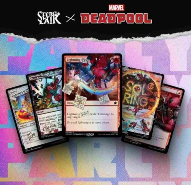 Magic the Gathering Secret Lair: Deadpool x Marvel; I Fixed it
