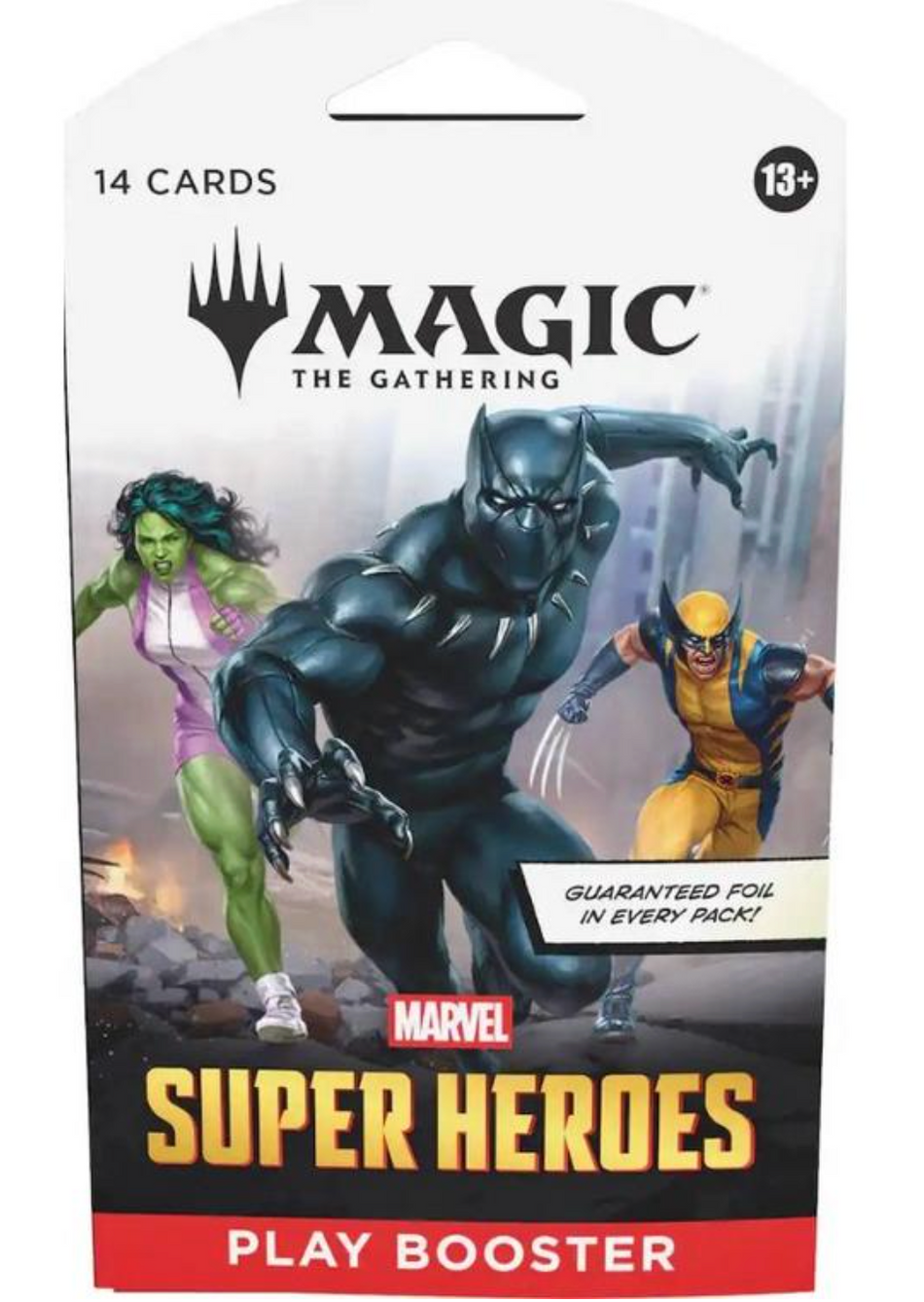Magic the Gathering: Sleeved Marvel Super Heroes Play Booster [Preorder]