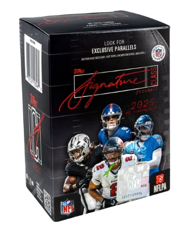 2025 Topps Signature class Football Trading Cards Value Box