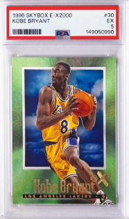 1996 SKYBOX E-X2000 #30 KOBE BRYANT ROOKIE RC PSA 5
