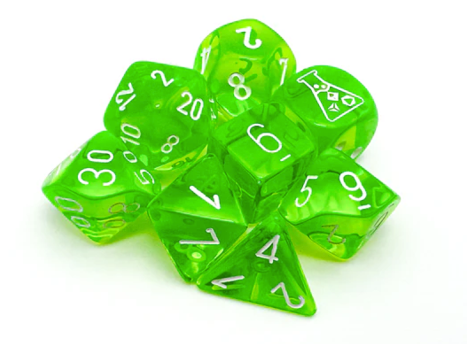 LAB DICE 7 SAMPLER TUBE - GREEN