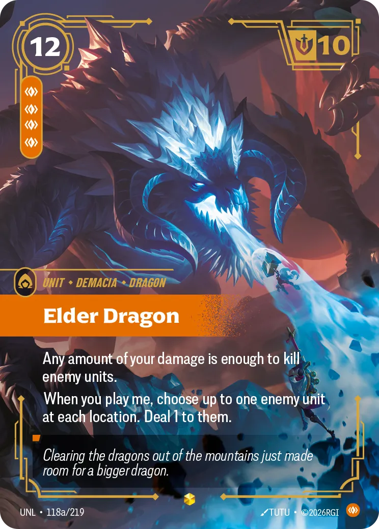 Elder Dragon (118a/219) Riftbound