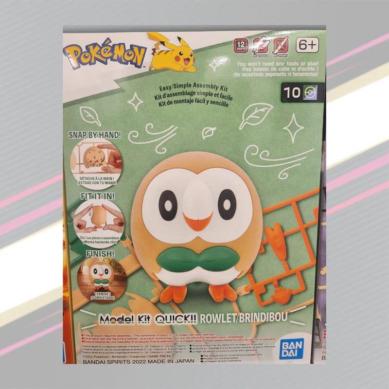 POKEMON MODEL KIT QUICK!! 10 ROWLET