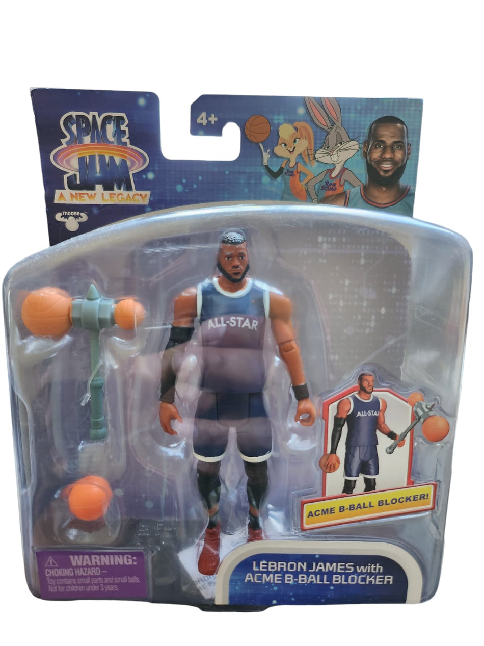 Space Jam Ballers Figure Pack - Training Lebron James with Acme Mallet