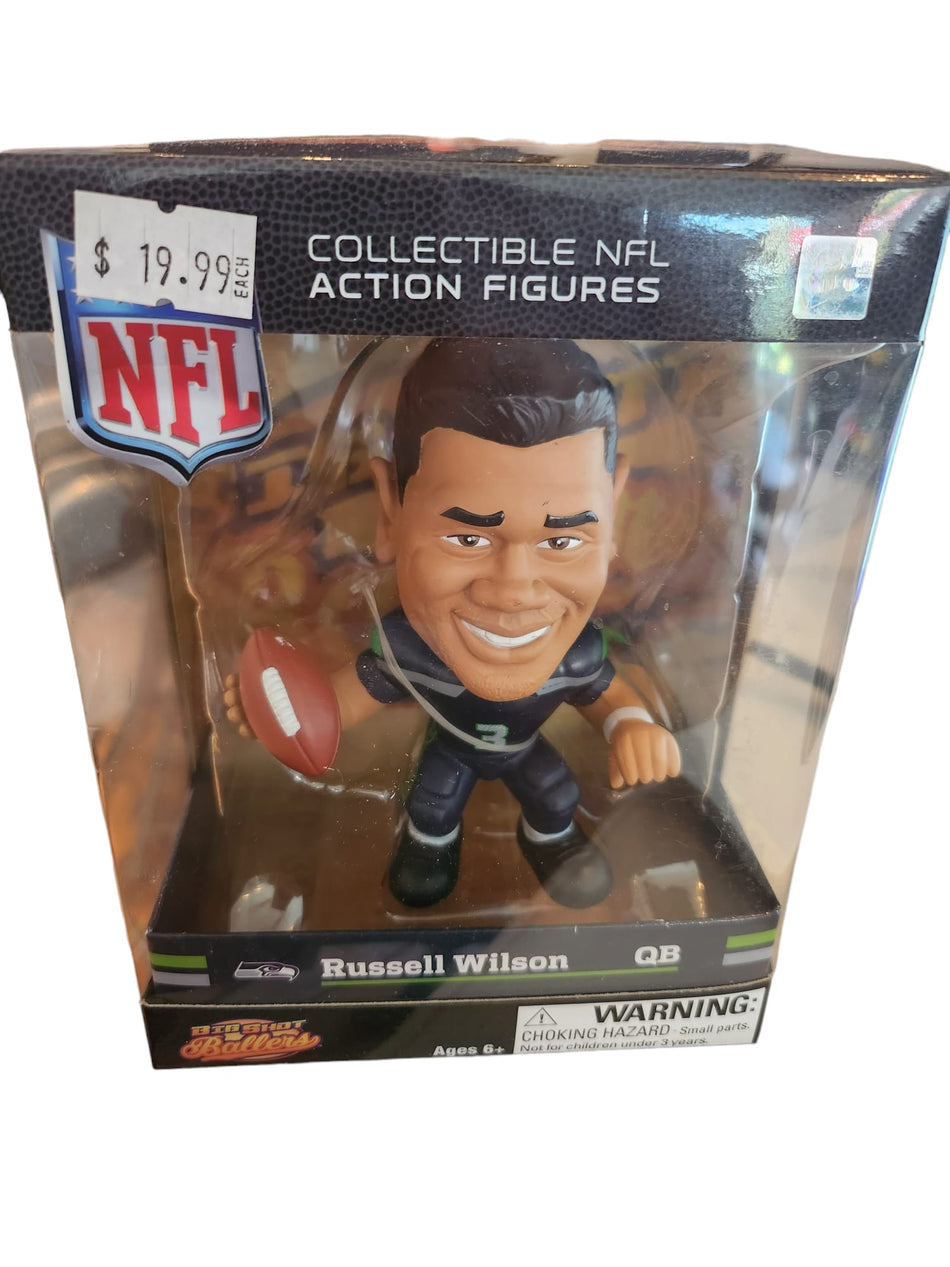 Russell Wilson - Collectible NFL Action Figures BigShot Ballers