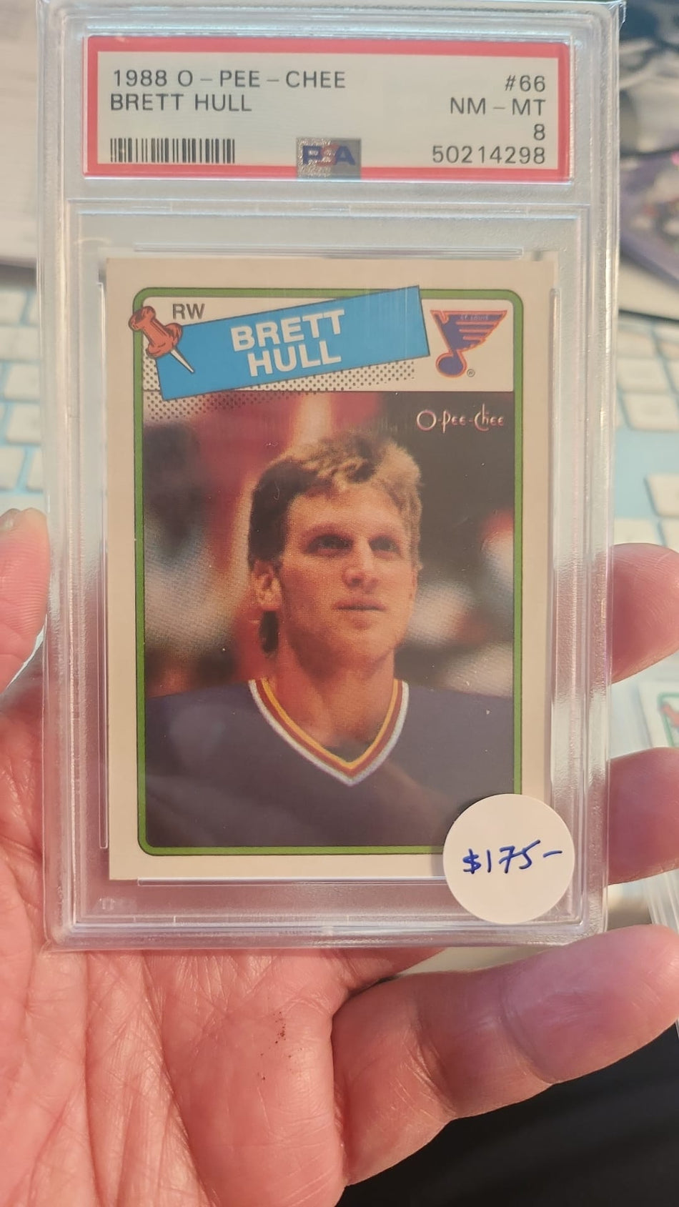 Brett Hull 1988 OPC 66 PSA 8