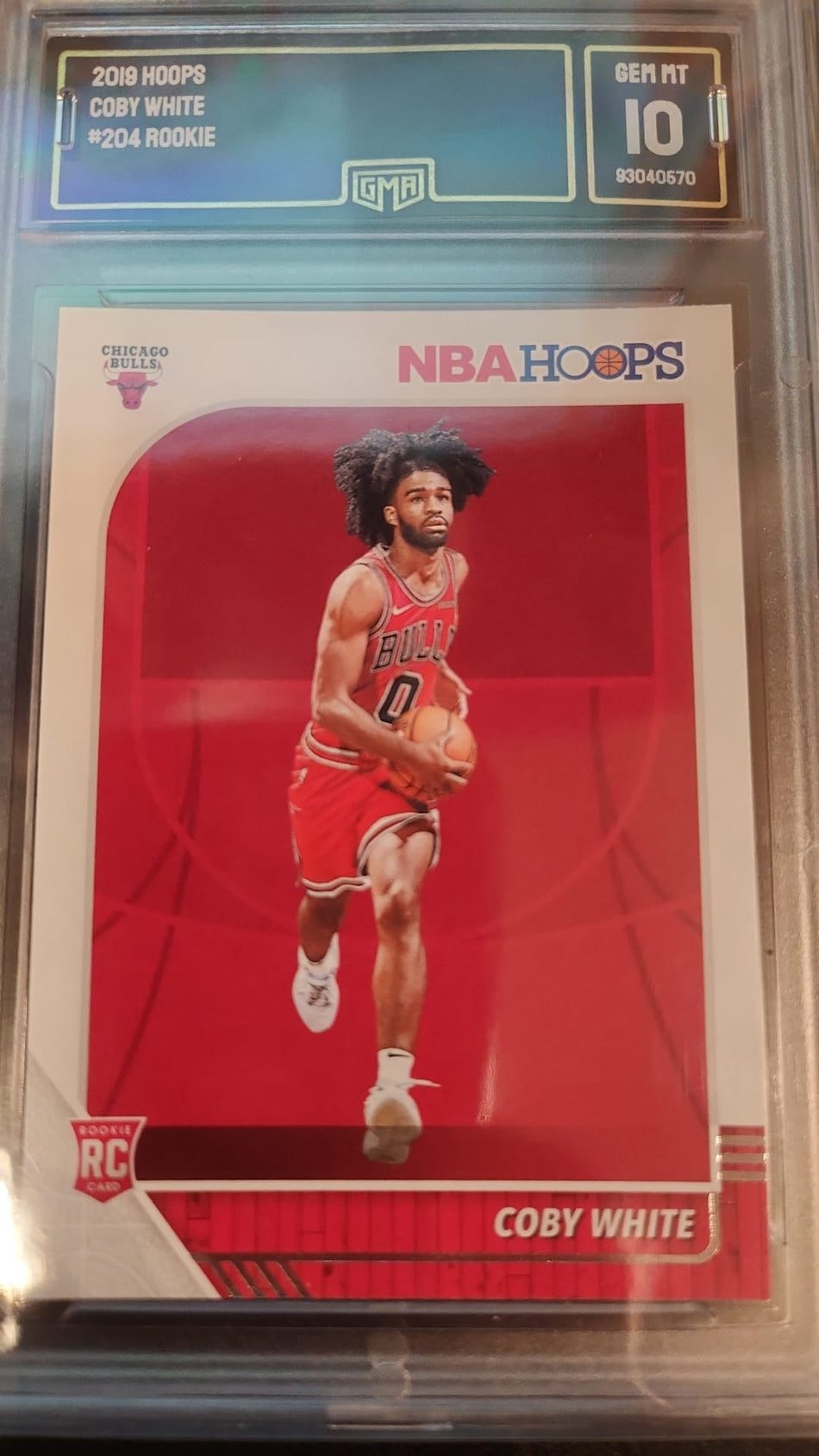 2019 HOOPS COBY WHITE #204 ROOKIE GMA GEM MINT 10