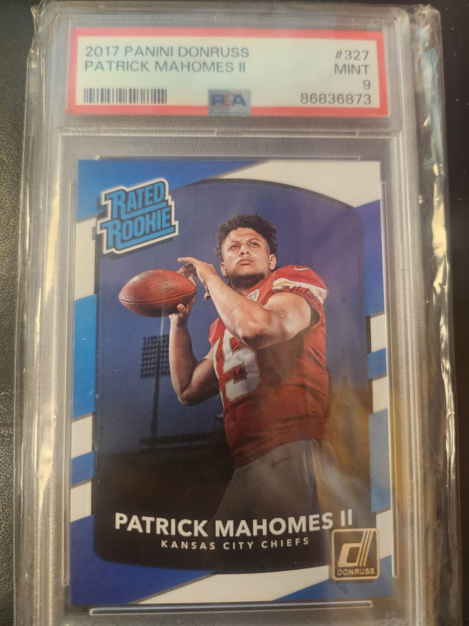 PATRICK MAHOMES RATED ROOKIE #327 PSA 9