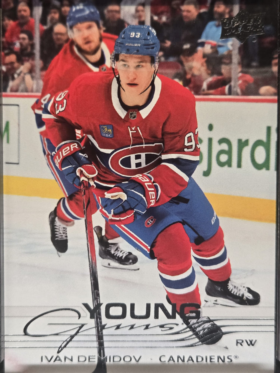 2025-26 Upper Deck Series 1 Ivan Demidov Young Guns No. 205