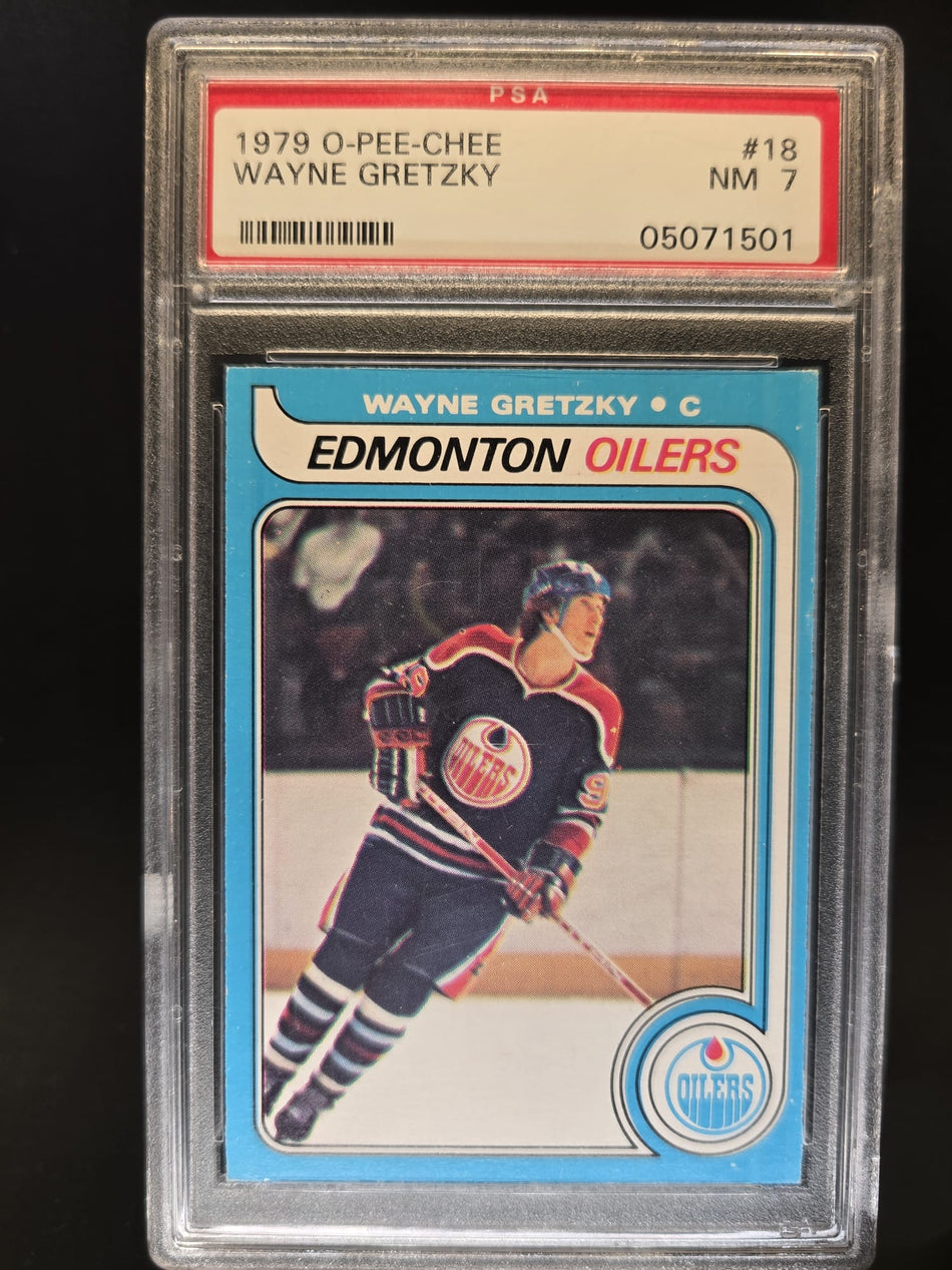 1979 0-PEE-CHEE WAYNE GRETZKY #18 PSA 7