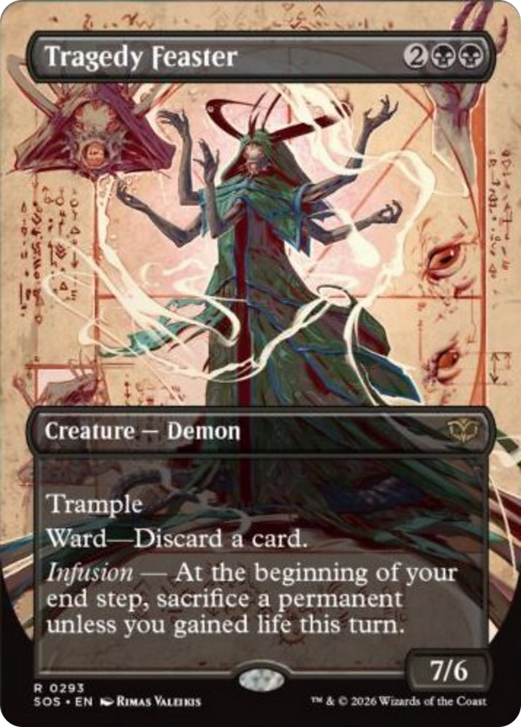 Tragedy Feaster (Borderless) [Secrets of Strixhaven]