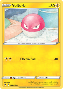 Voltorb (045/185) [Sword & Shield: Vivid Voltage]