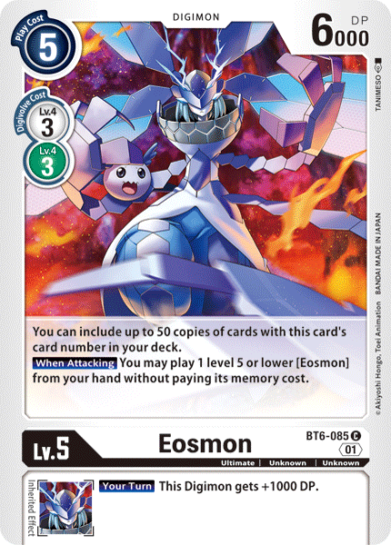 Eosmon [BT6-085] [Double Diamond]