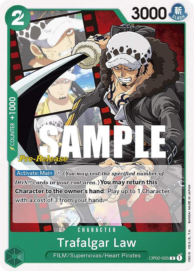 Trafalgar Law [Paramount War Pre-Release Cards]