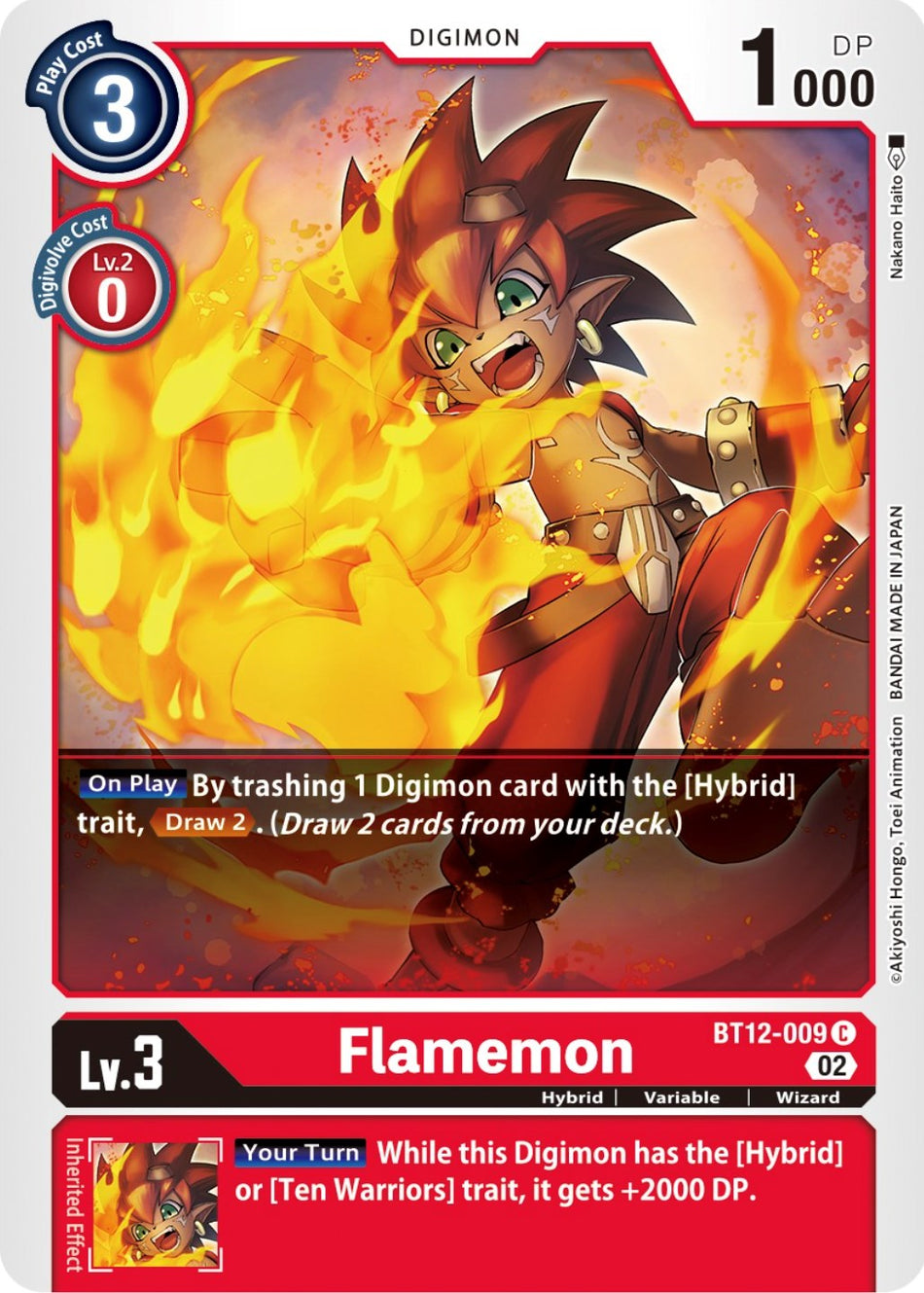 Flamemon [BT12-009] [Across Time]