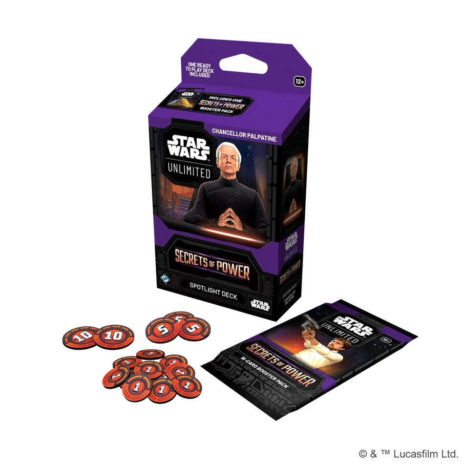 Star Wars Unlimited: Secrets of Power Spotlight Deck - Chancellor Palpatine