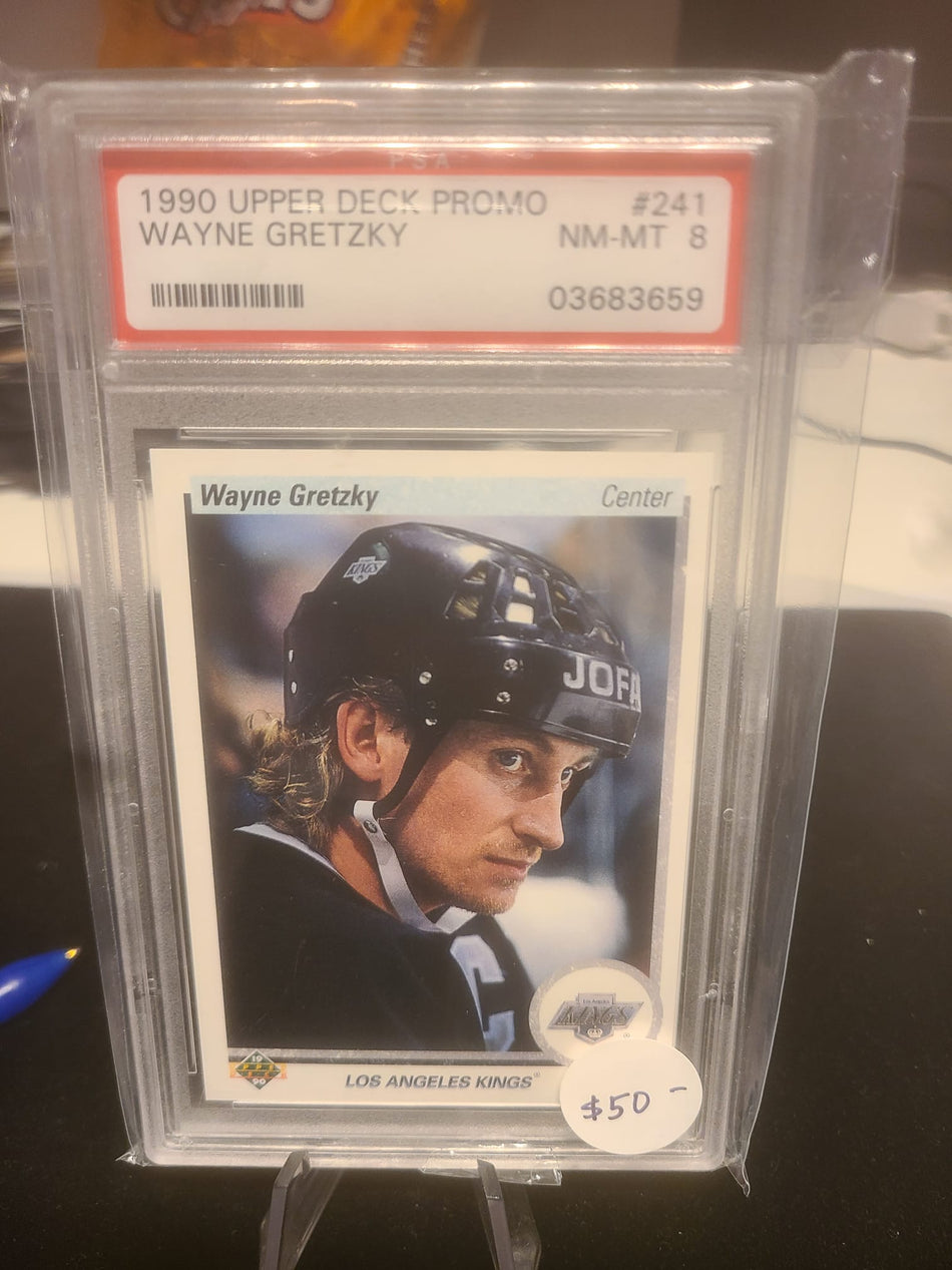 Wayne Gretzky 1990 UD 241 PSA 8