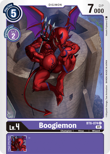 Boogiemon [BT6-074] [Double Diamond]