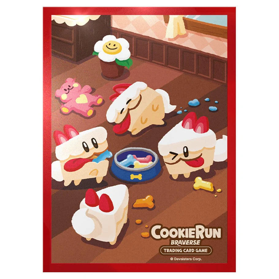 COOKIERUN TCG BRAVERSE SLEEVES JELLY DOVEY CAKE HOUNDS 65CT