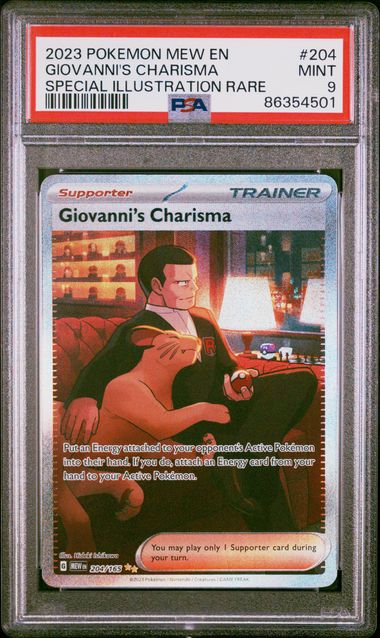 Giovanni's Charisma 204/165 PSA 9