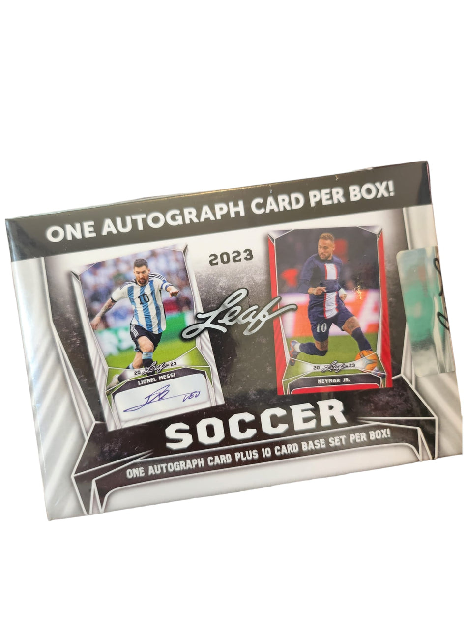 LEAF SOCCER 2023 HOBBY BLASTER - 1 AUTOGRAPH 10 BASE