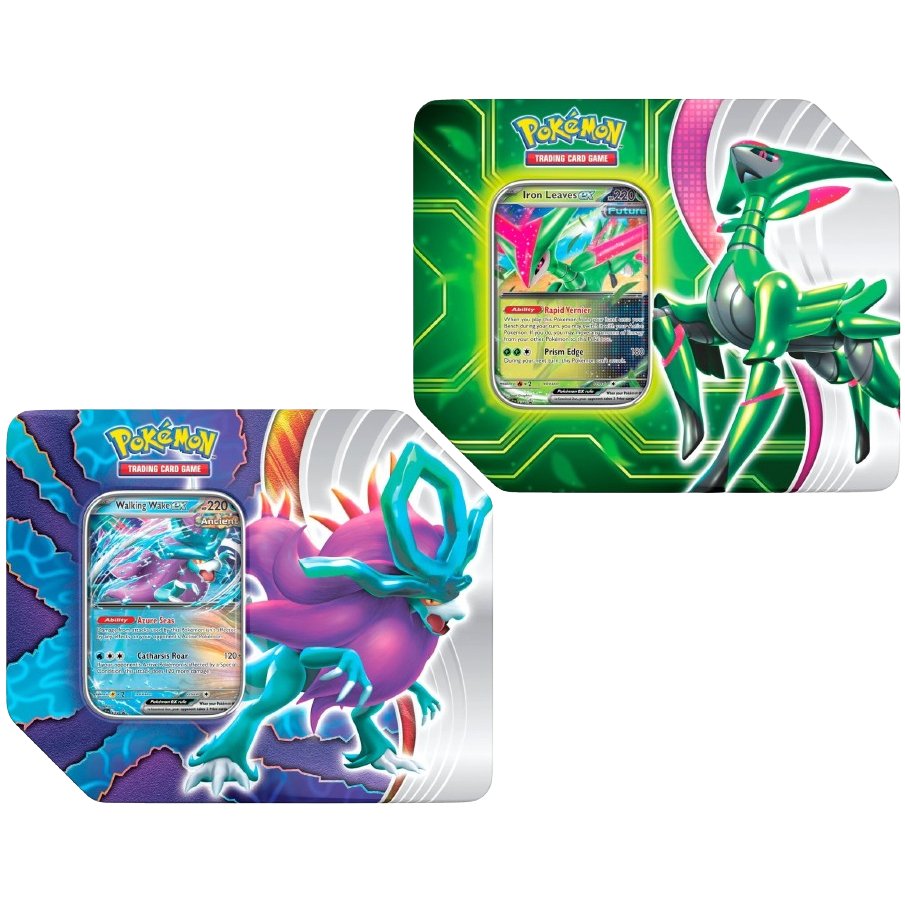 Pokemon Paradox Clash Tin Bundle (Iron Leaves & Walking Wake)