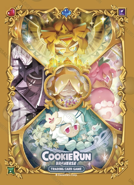 COOKIERUN TCG BRAVERSE SLEEVES GLOW AGE OF HEROES AND KINGDOMS