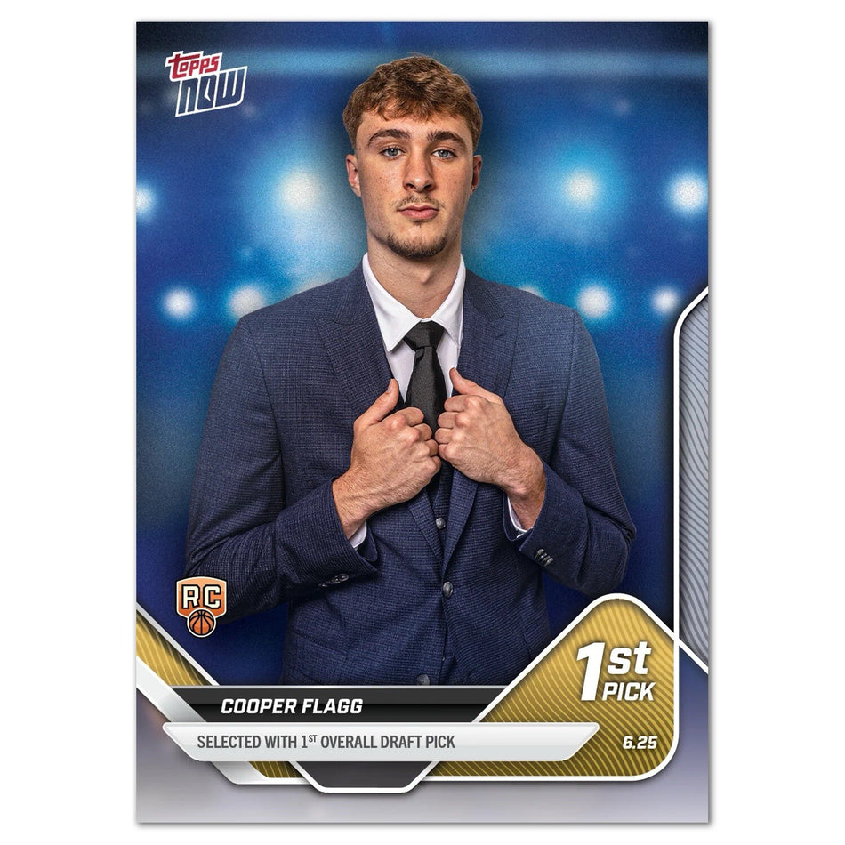 2025 Topps Now Copper Flagg NBA Draft 1st Pick #D1 RC