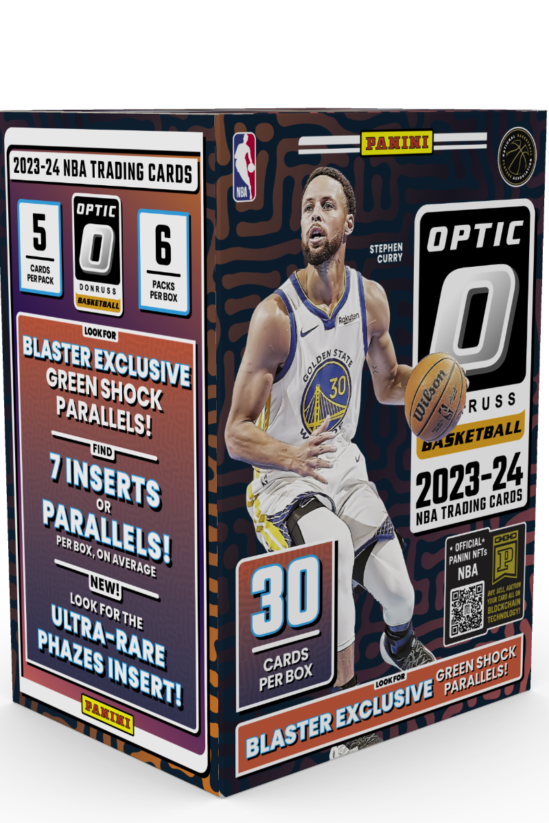 2024 PANINI DONRUSS OPTICS BASKETBALL HOBBY BLASTER (Brown Pattern with Steph Curry on Box)