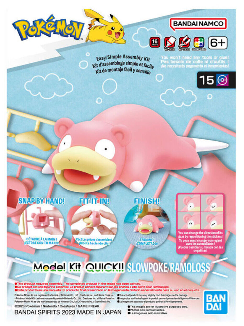 Pokemon Slowpoke Quick Model Kit 15