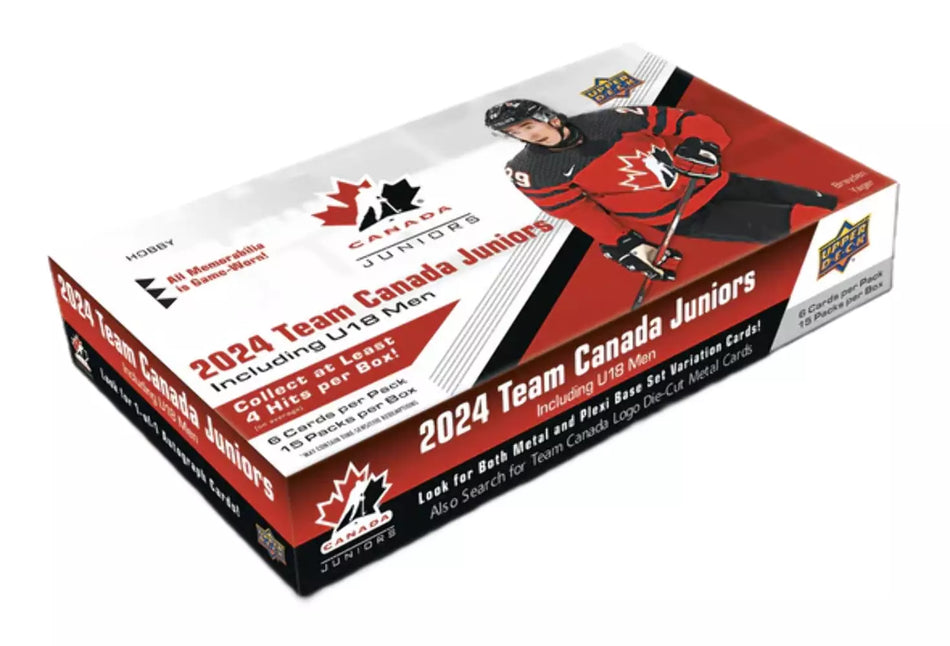 2024 TEAM CANADA JUNIORS UPPER DECK HOBBY BOX