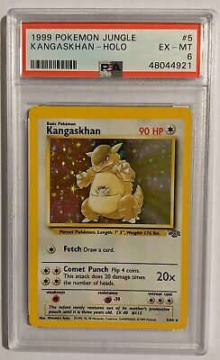 1999 POKEMON JUNGLE KANGASKHAN HOLO #5 PSA 6