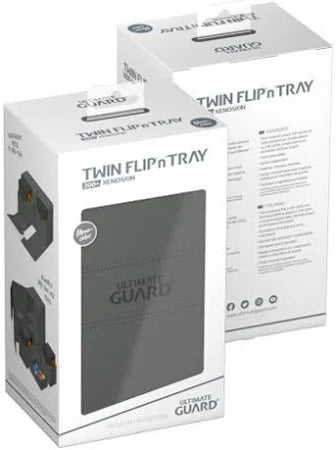 UG TWIN FLIP N TRAY DECK CASE MONOCOLOR GREY 200+