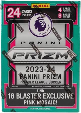 2023-24 panini Prizm Premier League Soccer Blaster Box