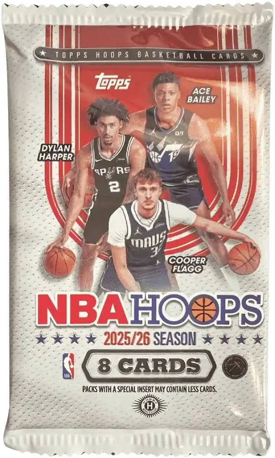 2025-26 Topps NBA Hoops 8 Card Packs