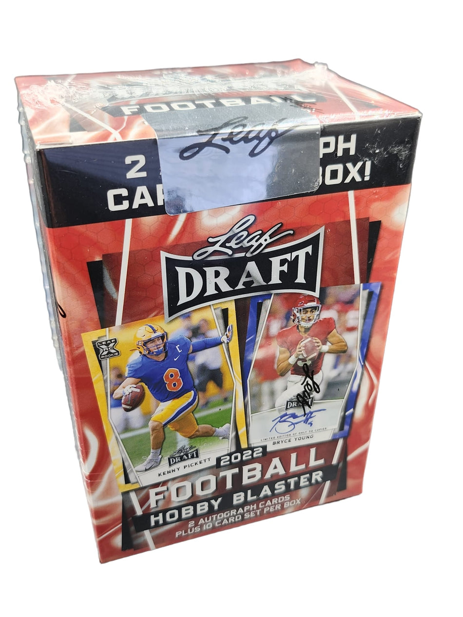 2022 HOBBY Leaf Draft Football Blaster Box