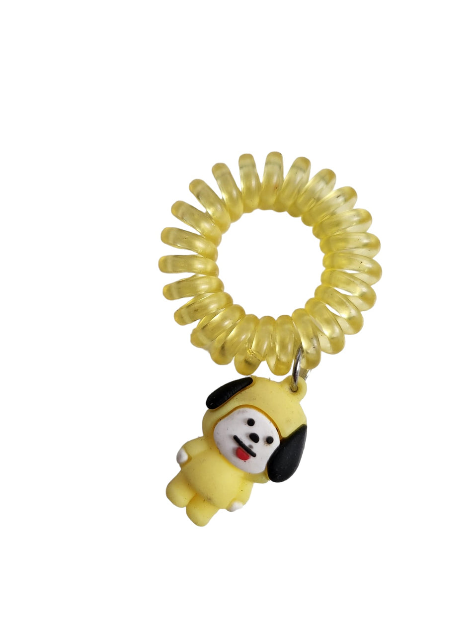 BT21 Keychain / Hair Tie Yellow